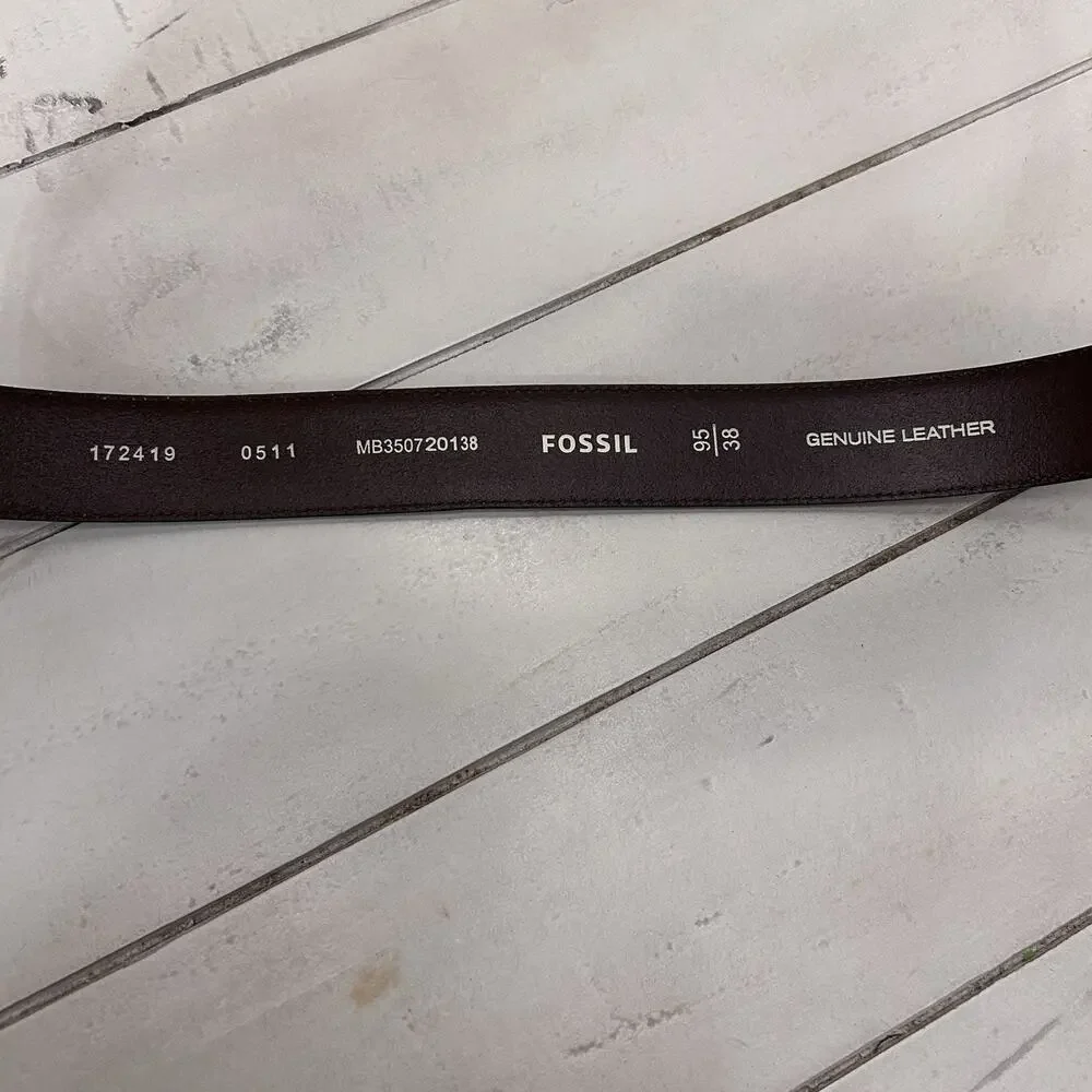 mens fossil belt Size 38